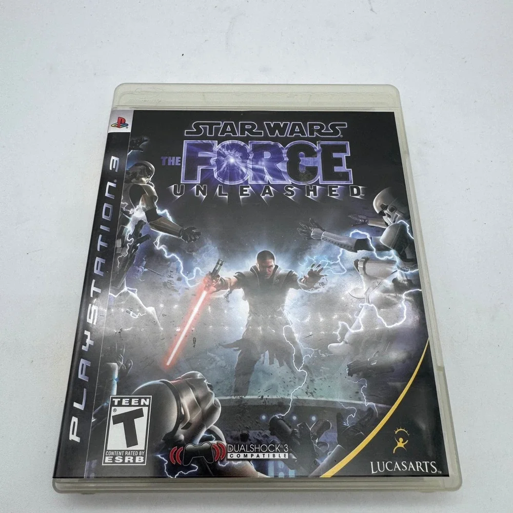 Star Wars The Force Unleashed Sony PlayStation 3 PS3 LucasArts CIB‎ Black Label